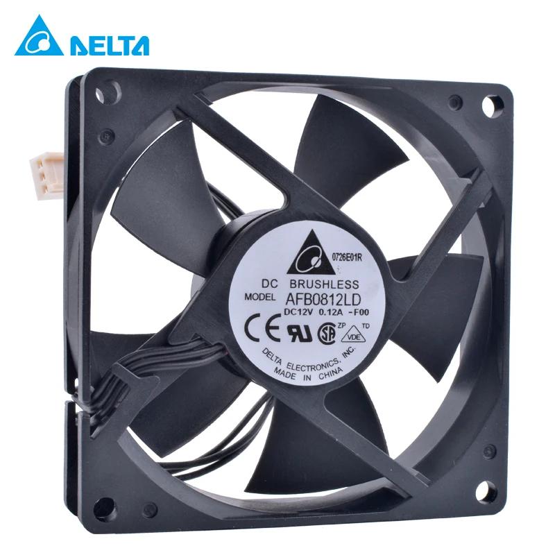 AFB0812LD F00 ӵ ͸     ð , 8cm 80mm  8020, 80x80x20mm, 12V 0.12A, 3 